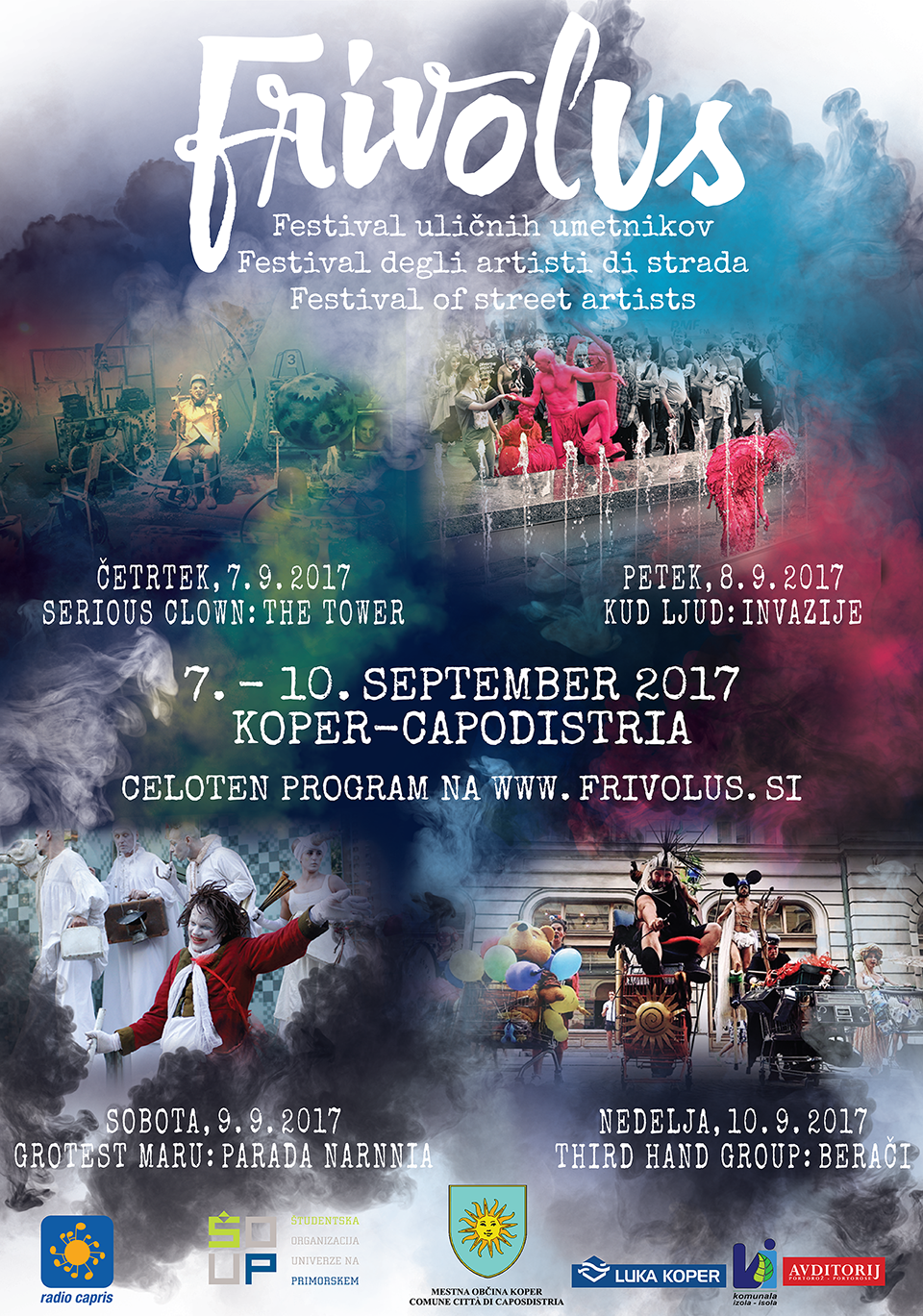 Frivolus, spletno oblikovanje, plakat